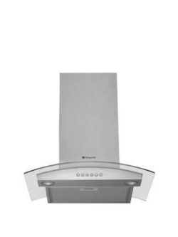 Hotpoint Newstyle Hda65Sab 60Cm Chimney Cooker Hood - Stainless Steel
